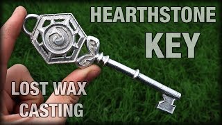 Lost Wax Casting Aluminum Hearthstone Key [upl. by Ontine222]