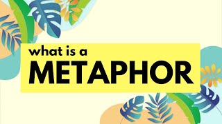 Metaphors  Literary Devices  Speak and Write English More Fluently [upl. by Eniahs]