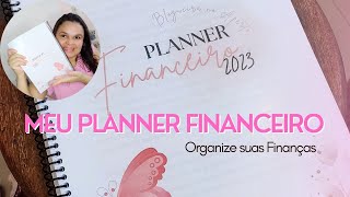 MEU PLANNER FINANCEIRO 2023 [upl. by Ollehto]