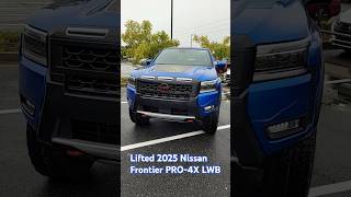 2025 Nissan Frontier PRO4X w lift kit all terrain tires Nismo rims nissanfrontier automobile [upl. by Fife108]