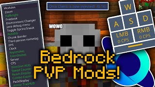 Bedrock Edition Keystrokes Zoom Armour HUD Freelook CPS Mods amp LOADS more  Onix Client [upl. by Mulac69]