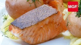 Salmon al vapor con verduras  Magefesa [upl. by Randell]