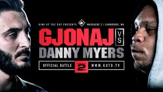 KOTD  Rap Battle  Gjonaj vs Danny Myers  MASS2 [upl. by Monjo402]