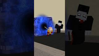 Pulling a Black Hole Bedrock Challenge Saitama  Herobrine minecraft shorts [upl. by Rianon]