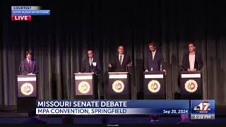 Missouri US Senate debate hosted by the Missouri Press Association in Springfield [upl. by Alletsirhc]