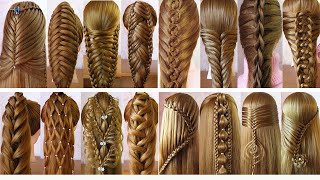 TOP 16 Most Beautiful Hairstyles for girls ❤️ Everyday Hairstyles ❤️ Coiffure avec tresse [upl. by Backler]