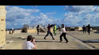 Floren vs Arik  Bolognese Longsword [upl. by Adham]