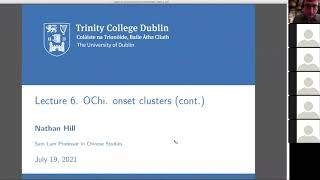 Nathan W Hill  OChi complex onsets xiesheng evidence for preinitials p t k m and N [upl. by Arahsal]