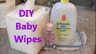 DIY Baby Wipes [upl. by Anitrak719]