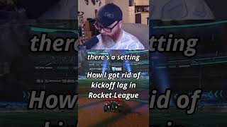 How I got rid of kick off lag in Rocket League gaming shorts rocketleague lag viralshorts [upl. by Shiau]