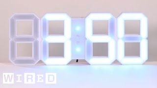 White amp White Digital LED Clock  Staff Picks [upl. by Maclay]