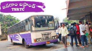 Janagam Bus Stand  TSRTC Bus stand amp Timmings Telangana  Full Journey jangaon [upl. by Antebi332]