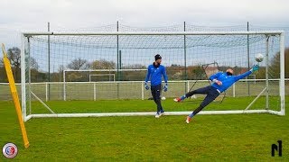 Spécifique Gardien de But Réaction et finition GOALKEEPER TRAINING La Berrichonne Chateauroux [upl. by Ahseram]