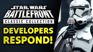 Developers Respond About Multiplayer Issues Star Wars Battlefront Classic Collection [upl. by Llien]