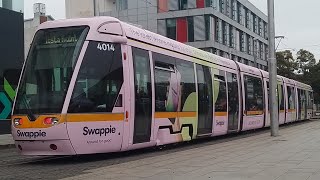 Swappie Wrap Luas Ride Luas 4014 Service to Tallaght [upl. by Ellehcal]