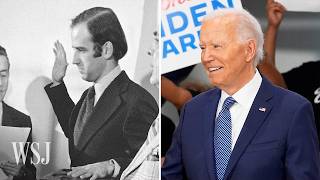 Biden Drops Out of Election A Look Back at 50Year Career  WSJ [upl. by Bonis548]