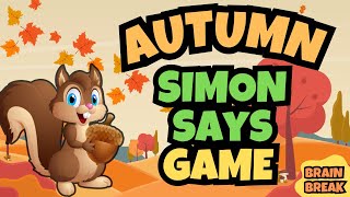 Simon Says Game  Fall Brain Break  Danny Go Noodle [upl. by Llecram]