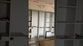 Sliding wardrobe door 10ftx9ft laminate finish  Interior Design [upl. by Eynahpets]