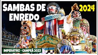 CD SAMBAS DE ENREDO 2024  RIO DE JANEIRO SAMBAS CAMPEÕES brasil carnaval2024 carnaval [upl. by Hughett]