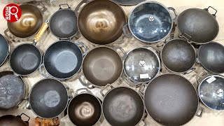 Best iron amp cast iron kadaiRosh Cookwares cast iron kadaiCast Iron cookware in Chennai [upl. by Ecnarrat103]