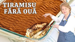 ❤ Tiramisu FĂRĂ OUĂ Rețeta simplă cu mascarpone și frișcă gata in 10 minute [upl. by Greyso]