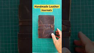 Handmade Cotton Paper Leather Bound Journals for christmas gift diary leather handmade shorts [upl. by Tiffani581]