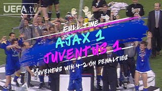 UCL Fixture Flashback Ajax 11p Juventus 1996 Final [upl. by Narah]