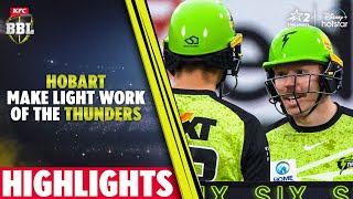 Hurricanes Allround Show Powers Them to Their Second Win  BBL Highlights [upl. by Odraner]