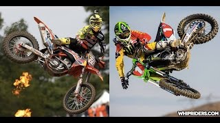 MXGP 2015 Ryan Villopoto vs Antonio Cairoli the battle begins [upl. by Nwhas]