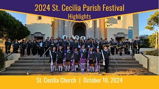 St Cecilia Parish Festival  highlights October 18 2024 [upl. by Yleme]