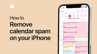 How to remove calendar spam on your iPhone — Apple Support [upl. by Trevorr]