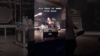 RIP Paul DiAnno A clip from one of his last concerts [upl. by Fairfax]