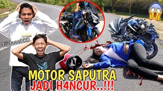 LUK4 PARAH😭 BIAN KECEL4KAAN NEKAT BAWA MOTOR SAPUTRA  Mikael TubeHD [upl. by Pet]