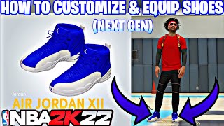 How To Customize Shoes in NBA 2K22 Next Gen  Where to Buy Custom Shoes  How to Equip Custom Shoes [upl. by Anida]