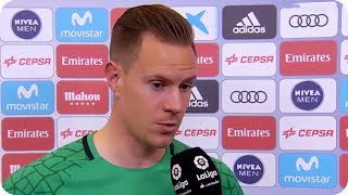 Ter Stegen Se Burla de Cristiano Ronaldo [upl. by Lorilyn]