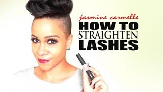 How to Straighten Lashes [upl. by Llennhoj549]