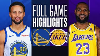 WARRIORS at LAKERS  NBA PRESEASON FULL GAME HIGHLIGHTS  October 13 2023 [upl. by Ahsirk]