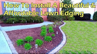 How to Install A Beautiful amp Affordable Paving Stone Edging [upl. by Sugar378]