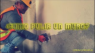 ¿Cómo pulir un muro  Con multiplast  CONSTRUCCIONES IDEALES [upl. by Araid861]