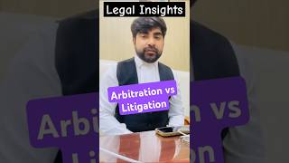 Arbitration vs Litigation  Legal Insights shorts law legalinsights ugcnet2024 karansir [upl. by Yoko]