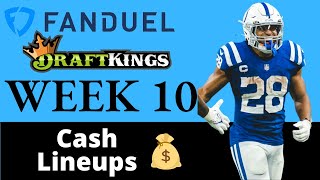 DraftKings NFL Week 10 amp FanDuel Week 10 Lineups NFL DFS Strategy 2024 [upl. by Fusuy]