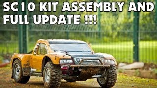 TEAM ASSOCIATED SC10 KIT ASSEMBLY AND FULL UPDATE [upl. by Nerine]