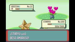 POKEMON EMERALD  STARYU  BESO AMOROSO  LOVELY KISS [upl. by Sirrap]