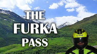 Motorbike ride in The Furka Pass Hospental CH  Gletsch CH [upl. by Stout]