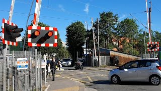 Highams Park Level Crossing London [upl. by Ailin133]