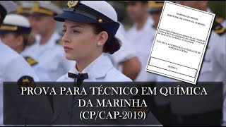 Prova Técnico em Química da Marinha  Minhas observações e cinco questões resolvidas [upl. by Ahsilac]