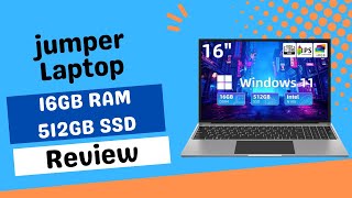 jumper Laptop 16GB RAM 512GB SSD Performance in a Compact Package  Review [upl. by Harold]