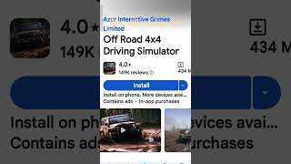 Best off road game shorts viralvideo subscribe [upl. by Alberik]