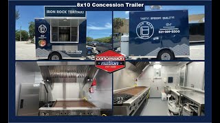 Iron Rock Teriyaki  8x10 Food Trailer  Concession Nation [upl. by Etnohs]