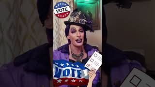 Register to Vote Get Out the Vote vote democrats kamalaharris lgbtq drag dragqueen [upl. by Hctub]